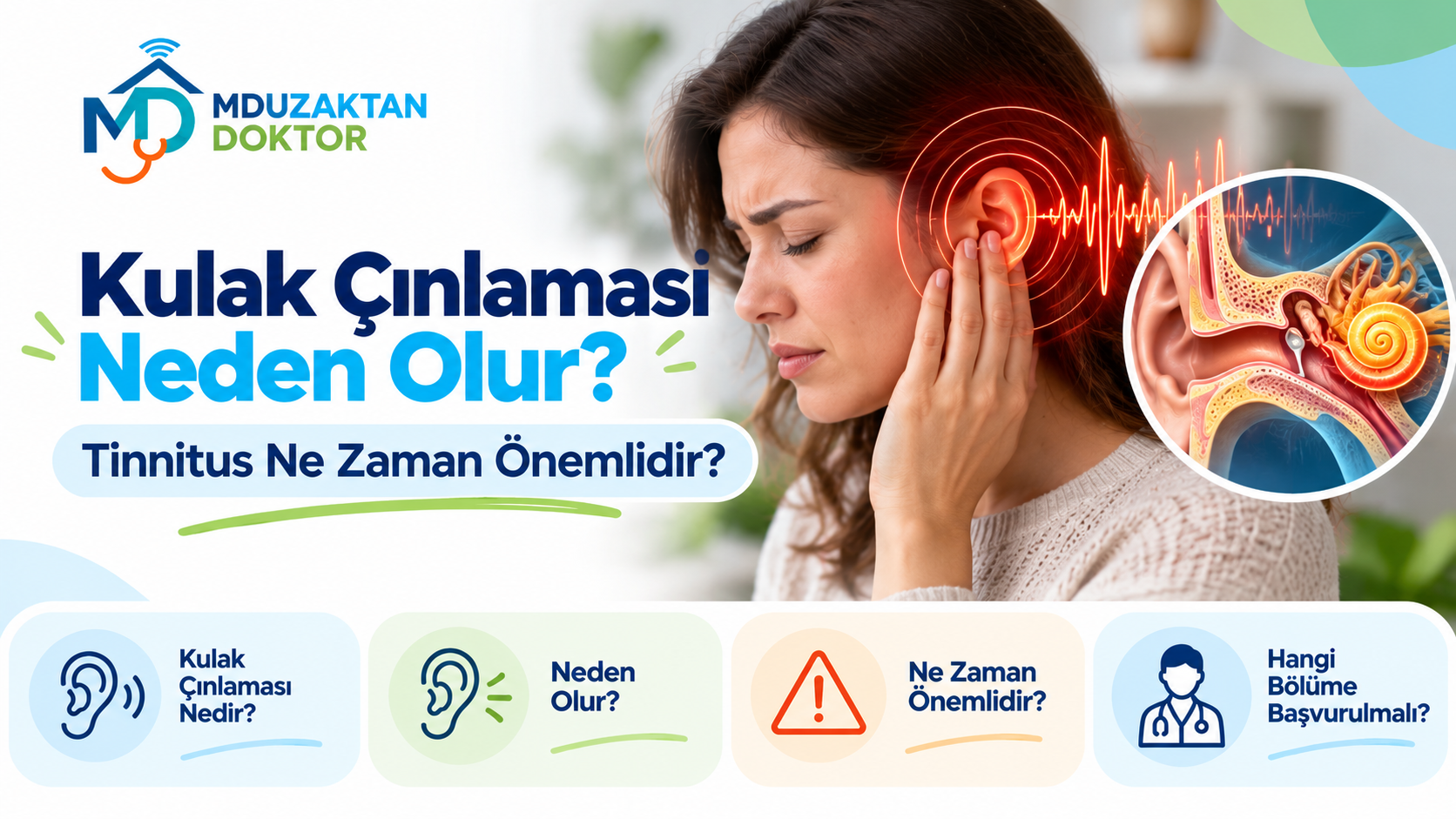 Kulak Çınlaması Neden Olur? Tinnitus Ne Zaman Önemlidir?