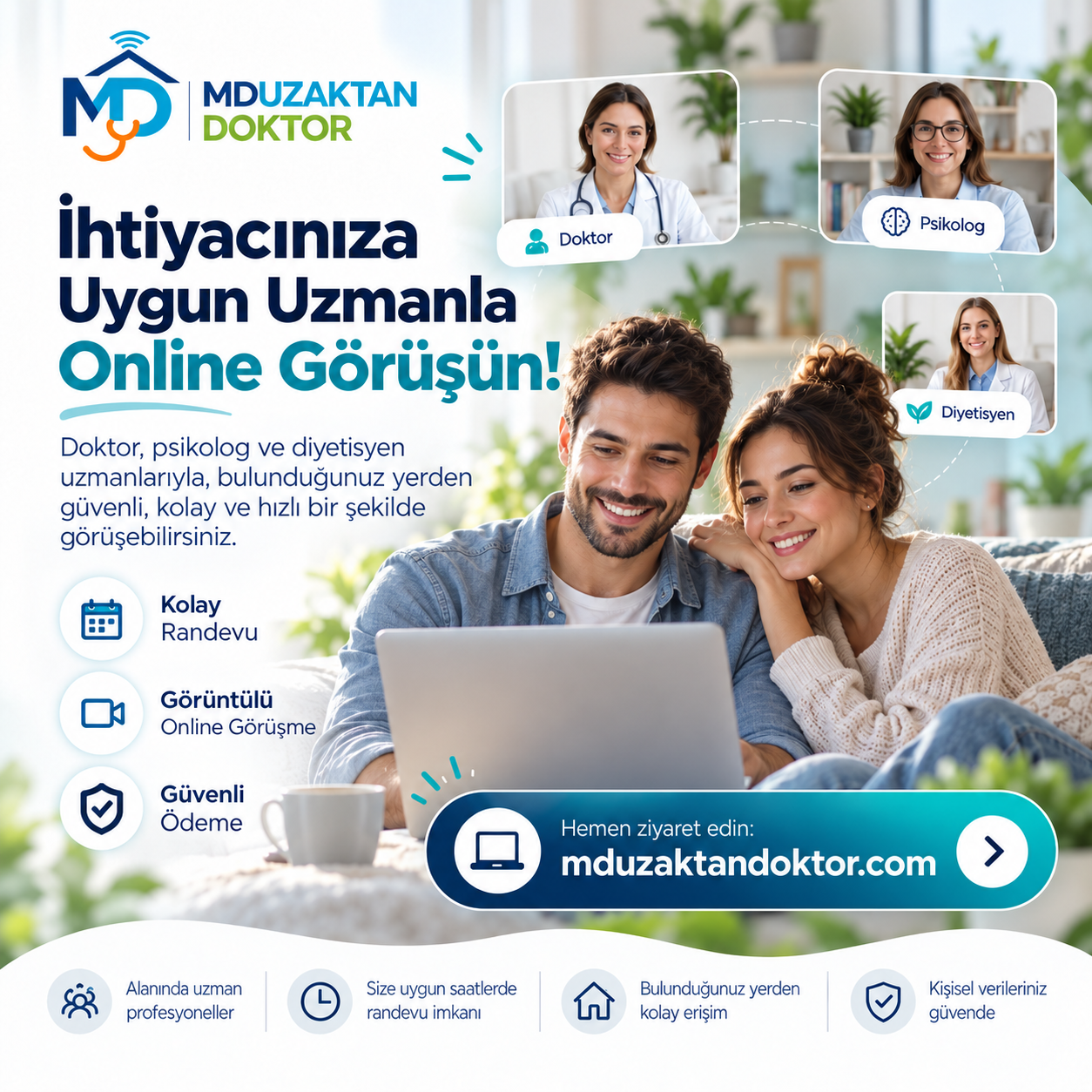 Online Muayene ile Sağlığınız Her Zaman Bir Tık Uzağınızda!