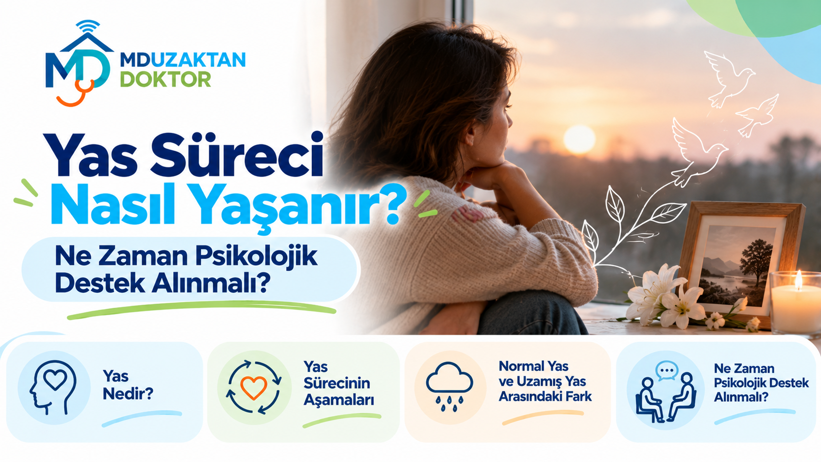 Yas Süreci Nasıl Yaşanır? Ne Zaman Psikolojik Destek Alınmalı?